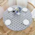 thumbnail image 3 of elastic edge oil proof tablecloth round, 3 of 5