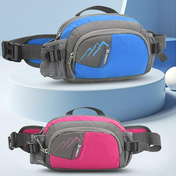 Sports Waist Bag Running Belt Bum Purse Sling Pack Women Men Waterproof for Cycling Running Hiking Fanny Pack with Bottle Holder