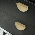 thumbnail image 4 of 2Pcs 64Mm Laiton Or Demi Lune Tirer Armoire de Cuisine Porte Tiroir Poignée, 4 of 8