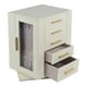 thumbnail image 2 of Joyero organizador marfil giratorio 360° multiusos PERFECT SPACE., 2 of 3