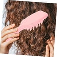 thumbnail image 2 of Cepillo masajeador del cuero cabelludo con mango largo ergonómico para eliminar la caspa y lavar el cabello – Rosa, 2 of 5
