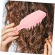 thumbnail image 2 of Cepillo masajeador del cuero cabelludo con mango largo ergonómico para eliminar la caspa y lavar el cabello – Rosa, 2 of 5