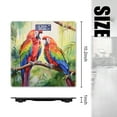 thumbnail image 2 of Bathroom Scale, Highly Accurate Digital Body Scale,Precisely Measures Weight up to 400 lbs-Beautiful Parrots In The Rainforest, 2 of 4