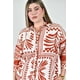thumbnail image 4 of Set de estampado geometrico Roman Fashion /Tallas Extras, 811 (Chedron) naranja oscuro 40, 4 of 6