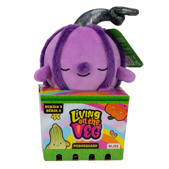 Living on the Veg 6-inch Plush - Cora Squash PoshSquash Collectible Stuffed Toy