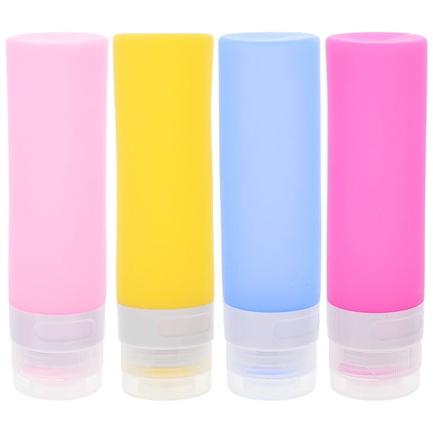 EeaseMX 1 juego de botellas de champú portátiles, subbotellas de loción de silicona, dispensadores de loción de viaje