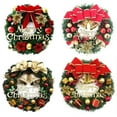thumbnail image 3 of 11.81in Christmas Wreath Decorations Front Door Hanging Simulated Wreath Door Hanging Window Wall Hanging Home Indoor Outdoor Party Decorations, 3 of 4
