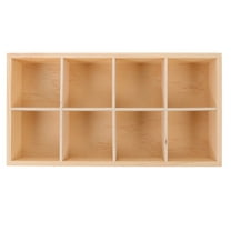 GAXIRE Natural Wood Planter Box Container for Indoor Gardening, Wooden Flower Pot Holder, 1 Set