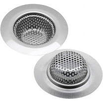 2 Pack Bathroom Sink Drain Strainer, Rv Shower Strainer, Bathroom Sink Strainers, NOGIS Shower Drain Hair Catcher, Mop Pool, Utility, Slop, RV Sink, Stainless Steel, 4cm /1.57 inches Diameter