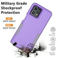 thumbnail image 3 of For Moto G Stylus 5G (2023 Only) | XT2315 Case, 2 in 1 Heavy Duty Armor Shockproof Cases,Hisdou Hybrid Dual Layer Rubber Drop Protection Grip Plastic Bumper Sturdy Phone Cover -Purple, 3 of 6