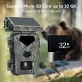 thumbnail image 6 of Solar Powered 20MP 1080P Hunting Camera with Night Vision and 32GB Card, 6 of 10