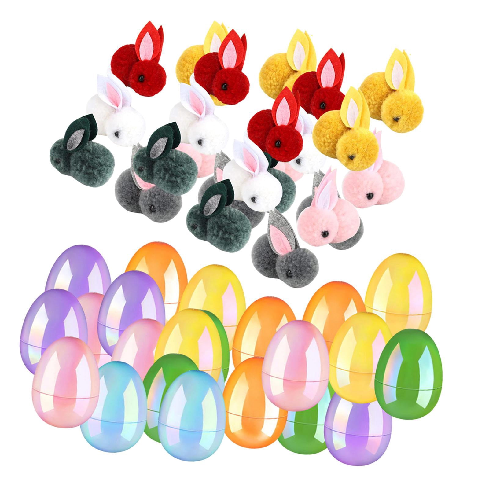 Sharprepublic Colorful Easter Eggs Inside Toys Easter Basket Fillers for Adults Kids Teens 24 Eggs