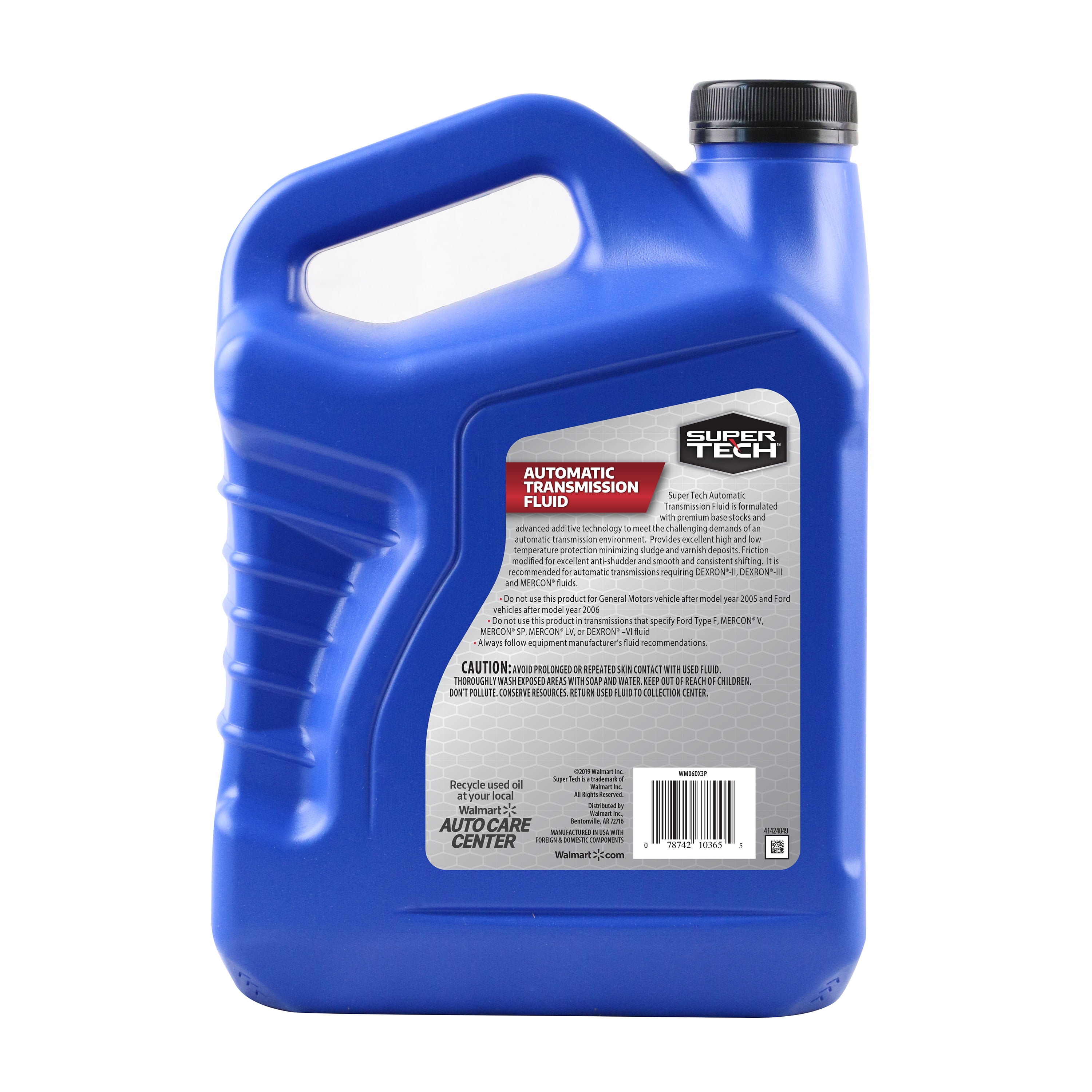 Super Tech Full Synthetic Automatic Transmission Fluid 1 qt. Bottle