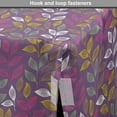 thumbnail image 4 of Garden Dog Crate Cover, Colorful Abstract Leaves Pattern in Pastel Tones Forest Foliage Autumn Eco, Easy to Use Pet Kennel Cover Small Dogs Puppies Kittens, 7 Sizes, Violet and Magenta, by Ambesonne, 4 of 6