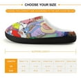 thumbnail image 2 of Tiny Toons Looniversity Adventure Soft Plush Slippers for Boys Girls Winter Warm Cotton Slippers with Rubber Sole Non-Slip Kid's Slip on Shoes Fluffy House Slippers For Indoor And Outdoor, 2 of 8