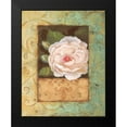 thumbnail image 2 of Jeffrey, Jillian 12x14 Black Modern Framed Museum Art Print Titled - Antique Rose II, 2 of 5