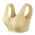 thumbnail image 4 of ZSQDM Womens Underwear Women's Underwire Underwear Lace Breathable Comfortable Up Anti Sag Bra Khaki S, 4 of 8