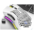 thumbnail image 2 of Mouse gamer inalámbrico recargable luces 7 botones Eo Safe Imports Blanco, 2 of 5