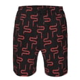 thumbnail image 3 of Balery Red Snake Traje de Baño Estilo Hawaiano para Hombre, Shorts de Secado Rápido con Bolsillos-X-Large, 3 of 6