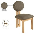 thumbnail image 2 of Meridian Furniture Napa Olive Boucle Fabric Dining Chair (Set of 2), 2 of 8