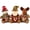 A, variant on Christmas Gift Bags Zipper Design, Santa Snowman Reindeer Treat Pouches with Clear Heart Window, Reusable Christmas Gift Bags for Candy, Gift Cards, Party Favors & Stocking Stuffers