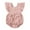 Pink, variant on tarylea Toddler Girls Clothes Square Neck Sleeveless Ruffled Rompers Solid Color Button Stretch Jumpsuits Casual Dressy Summer Outwear Outfits for 3-24 Months