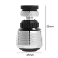thumbnail image 2 of Filtro de boquilla aireador de burbujas para grifo de ahorro de agua Universal giratorio de 360 °, 2 of 5
