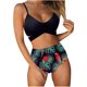thumbnail image 2 of Traje de baño de dos piezas para mujer, sexy, de pecho alto, con contraste, camisola dividida Fridja nalpqowj50611, 2 of 3