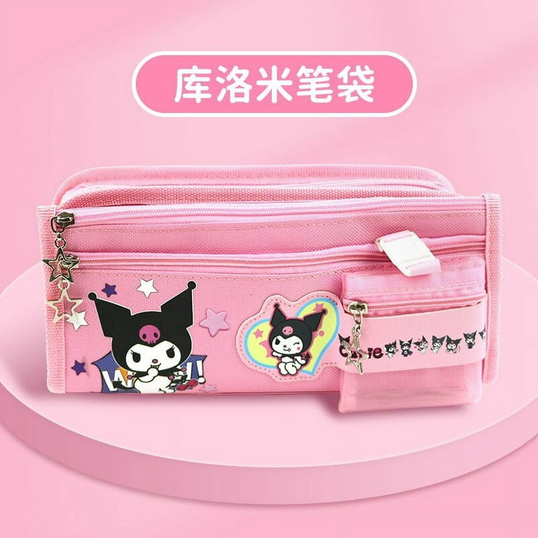 산리오 필통Sanrio Pencil Case Hello Kitty Kuromi Pencil Bag Cinnamoroll My  Melody Stationery Box Cartoon School Supplies Storage Bags - AliExpress
