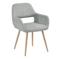 thumbnail image 4 of Upholstered Desk Chair No Wheels, 4 of 9