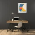 thumbnail image 3 of Gallagher, Megan 15x18 White Modern Wood Framed Museum Art Print Titled - Modern Glam I Vallarta Blue, 3 of 4