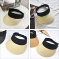 thumbnail image 4 of MasteelfCA 1pc Summer Sun Hat Sun Protection Visor Folding Hat Sun Shade for Women, 4 of 7