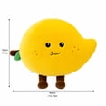 thumbnail image 2 of Plush Stuffed Pillow, Cute Smiling Mango Shaped Soft Plush Toy, 1 Pcs 12.6 inch Fluffy Throw Cushion, Perfect for Kids Playtime Nap Time Home Sofa Decor Birthday Christmas Gift, 2 of 5