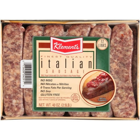 Klement's Italian Sausage Links, 12 count, 40 oz