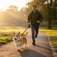 thumbnail image 5 of AuroraX Auto Retractable Dog Leash Dog Leash Brake Lock 16.4FT Nylon Lightweight Comfort Pet Supplies for Dog Cat Green, 5 of 6