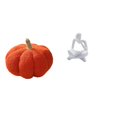 thumbnail image 1 of Cojín De Peluche De Calabaza De Halloween, Estatua De Pensador Abstracto, Almohada Decorativa Para Sofá, Cama, Dormitorio, Sala De Estar, Oficina, Estante, Decoración, 1 of 8