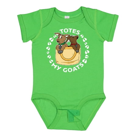 

Inktastic Cute Goats Totes My Goats Gift Baby Boy or Baby Girl Bodysuit