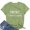 Green, variant on HUITKMM Womens Shirts Trendy 2025 Women's Casual Short Sleeve T Shirt Round Neck Printed Top Comfortable Daily Wear Blouse Soft Breathable Tee Shirt for Spring Summer