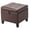 Style2 Faux Leather Brown, variant on PINDEE 17 Inch Storage Ottoman Foot Rest,Square Faux Leather Foot Stool,Small Ottoman with Storage,Padded Seat for Entryway,Living Room,Bedroom,Couch,Under Desk,Brown