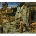 thumbnail image 2 of Bellini, Giovanni 17x15 White Modern Wood Framed Museum Art Print Titled - St. Francis in Ecstasy, 2 of 4