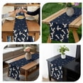 thumbnail image 7 of Pink Cherry Blossoms Table Runner - 72 Inch Long, Kitchen Dining Table Runner Dresser Scarves, Japanese Crane Navy Blue Farmhouse Decor for Coffee Tables Wedding Party Banquet, 7 of 7