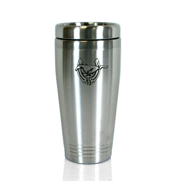 Ford Mustang 45th Anniversary Brushed Stainless Steel Tumbler