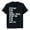 Black, variant on ChoXxx Women's Casual Short Sleeve Letter Print Crew Neck Soft Comfort Fit Everyday Versatile Tee Black L