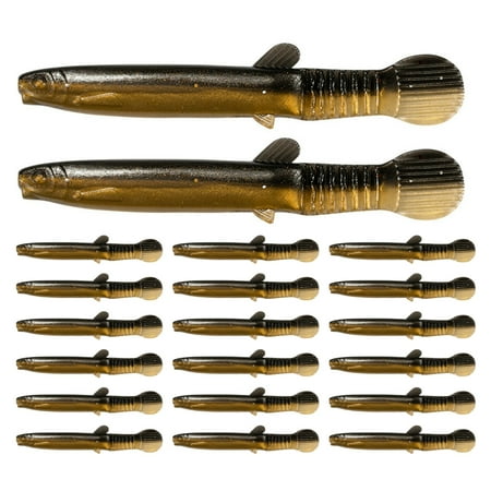 Jkung 10/20Pcs 7CM/2.2G Soft Loach Lure Bionic Loach Swimbait Artificial Fishing Bait Saltwater Freshwater Bass Walleye Trout Snakehead Fishing Accessories