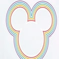 thumbnail image 3 of Mickey & Friends - Rainbow Outline Mickey Silhouette - Women's Short Sleeve Graphic T-Shirt, 3 of 5