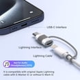 thumbnail image 3 of Adaptador Thousover Lightning a USB-C, paquete de 4 para iPhone, 3 of 7