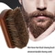 thumbnail image 4 of Brocha para dar forma a la barba de pelo de caballo natural para hombres brochas de afeitar peine para bigote, 4 of 7