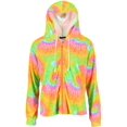 thumbnail image 2 of Weekending  Tie Dye Short and Jacket Lounge Set (Women's Plus), 2 of 4