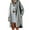 Gray, variant on Lindreshi Jackets for Women Casual Fall Fall Women Fashion Lapel Button Casual Long Sleeve Split Over Size Collar Overcoat