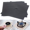 thumbnail image 1 of New Gas Stove Protectors Reusable Gas Stove Burner Covers Kitchen Mat Gas Stove Stovetop Protector Cleaning Pad Liner CoverSilver 2PCS He Qiyong unisex, 1 of 1